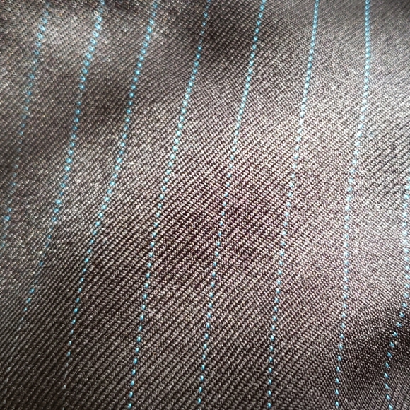 Le Suit Blue Pinstripe Career Pant Suit EUC - Picture 2 of 9